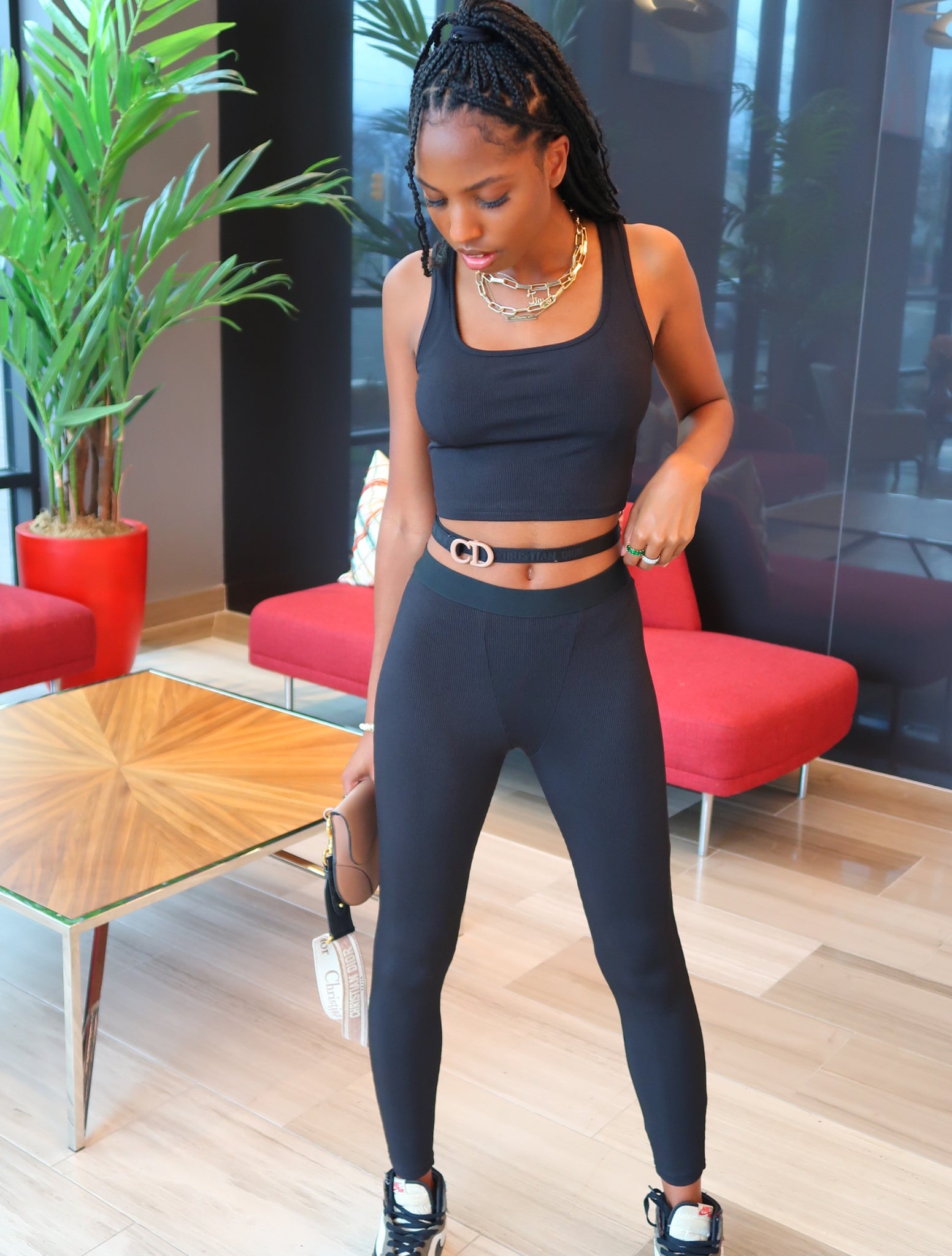 Ribbed legging set – Melisa Ray